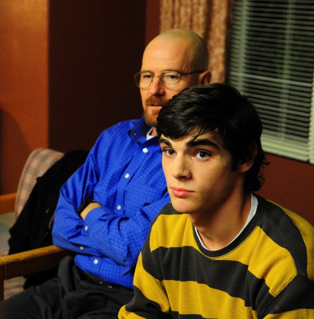 Breaking Bad: Bryan Cranston ed RJ Mitte nell'episodio I See You