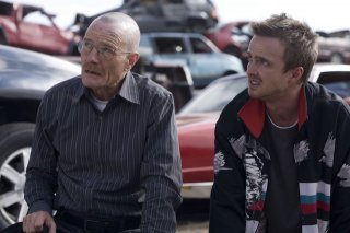 Bryan Cranston ed Aaron Paul nella premiere della stagione 2 di Breaking Bad