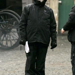 John Landis sul set del suo ultimo film Burke and Hare