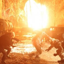 La scena dell'esplosione nel film Universal Soldier: Regeneration