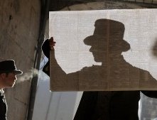 Simon Pedd e Andy Serkis in una delle prime immagini di Burke and Hare