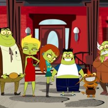 Una scena della serie animata Neighbors from Hell