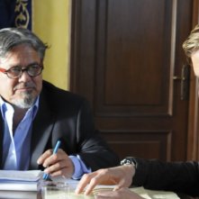 Ugo Conti e Max Bertolani in una scena del film Backward