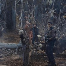 Adrien Brody e Alice Braga in un'immagine del film Predators