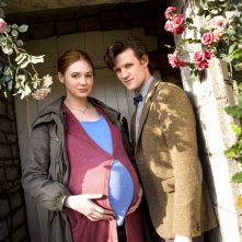 Matt Smith e Karen Gillan in una scena dell'episodio Amy's Choice di Doctor Who
