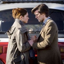 Matt Smith e Karen Gillan nell'episodio Amy's Choice di Doctor Who