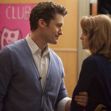 Will (Matthew Morrison) discute con Emma (Jayma Mays) in una scena dell'episodio Journey di Glee