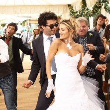 Giulio Forges Davanzati e Maria Rosaria Russo nel film tv Nemici amici