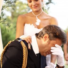 Max Tortora e Maria Rosaria Russo nel film tv Nemici amici