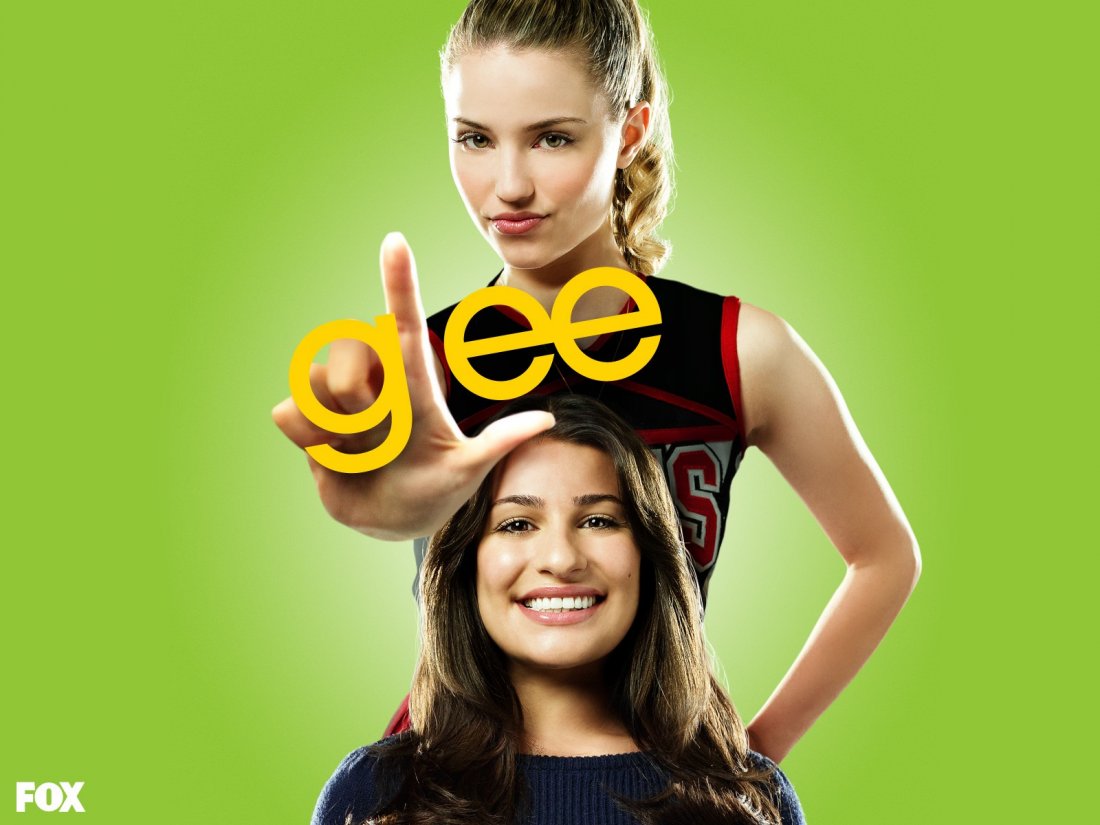 Un Wallpaper Con Dianna Agron E Lea Michele Per La 1Stagione Di Glee 164972