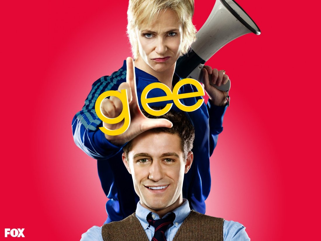 Un Wallpaper Di Jane Lynch E Matthew Morrison Per La Stagione 1 Di Glee 164973
