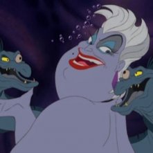 La terribile strega del mare Ursula in una scena de La sirenetta