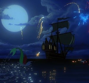 Una sequenza del film d'animazione La sirenetta della Walt Disney
