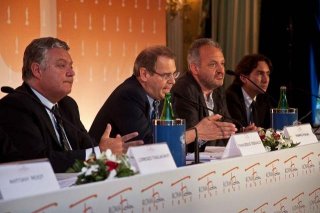 Un'immagine della presentazione del Roma Fiction Fest 2010