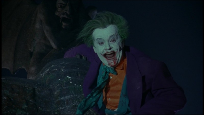 Jack Nicholson Sanguinante In Una Scena Del Film Batman Di Tim Burton 165488