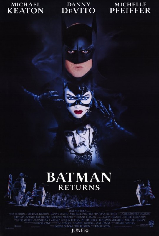 Locandina Del Film Batman Il Ritorno 1992 Di Tim Burton 165451