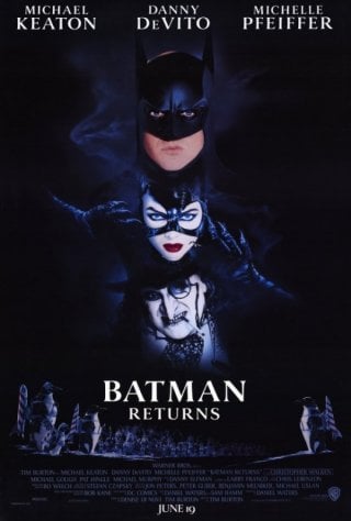Locandina del film Batman - il ritorno (1992) di Tim Burton