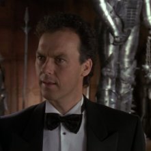 Michael Keaton in una scena del film Batman (1989)