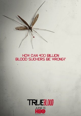 Teaser Poster 'How Can 400 Billion Blood Suckers Be Wrong?' della Stagione 3 di True Blood