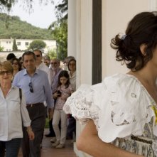 Antonella Stefanucci durante un monologo nella manifestazione Raccontami