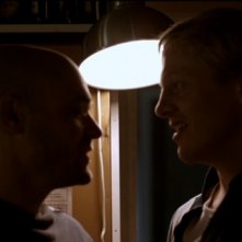 Jimmy (David Dencik) e Patrick (Morten Holst) nel film Brotherhood