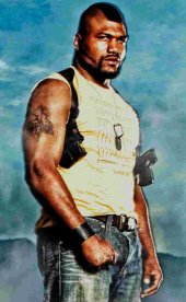 Quinton 'Rampage' Jackson in una foto promozionale del film A-Team