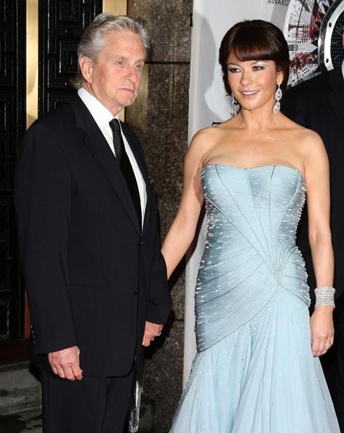Catherine Zeta Jones Con Suo Marito Michael Douglas Ai Tony Awards 2010 166078