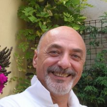 Umberto Bortolani (Dott.Salingheri) in pausa tra un ciak e l'altro sul set di Goodbye Mr.Zeus!