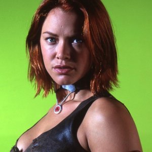 Un primo piano di Kristanna Loken nel ruolo di Rayne per il film BloodRayne