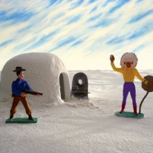 Cowboy e Indiano al Polo Nord nel film A Town Called Panic (2009)