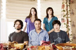 Il cast di City Island: Steven Strait, Julianna Margulies, Ezra Miller, Dominik Garcia-Lorido ed Andy Garcia