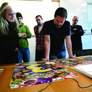 La produttrice Darla Anderson sul set Toy Story 3