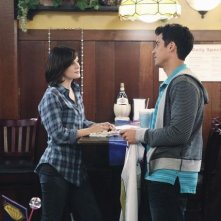 Marcus Coloma e Chelsea Hobbs nell'episodio The Great Wall di Make it or Break it