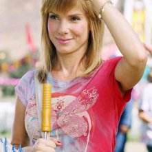 Una sorridente Sandra Bullock  per il film All About Steve