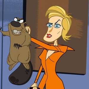 Il personaggio interpretato da Jane Lynch in un momento dell'episodio Screw the EPA di Neighbors from Hell