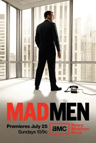 Un poster della stagione 4 di Mad Men, in onda dal 25 Luglio 2010 in USA