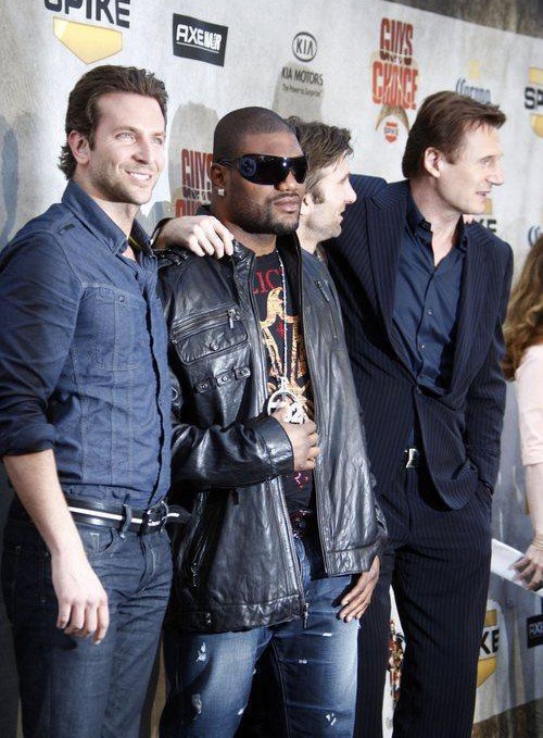 Bradley Cooper Quinton Jackson Sharlto Copley Liam Neeson Presentano A Team Al Guys Choice Awards 2010 166764