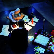 Una scena del film Splice con Delphine Chanéac