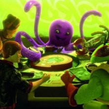 Chunk, Stretch, Sparks, Twitch e Ken in una scena di Toy Story 3