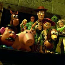 I protagonisti del film Toy Story 3 tentano la fuga