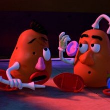 Mr. e Mrs. Potato in una scena di Toy Story 3