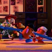 Una scena del film Toy Story 3
