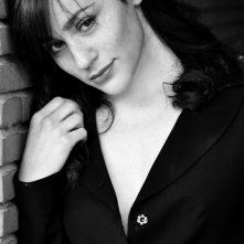 Maria Chiara Augenti in un bel ritratto in bianco e nero di Marco Giraldi