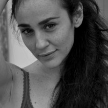 Maria Chiara Augenti in una foto in bianco e nero di Marco Giraldi