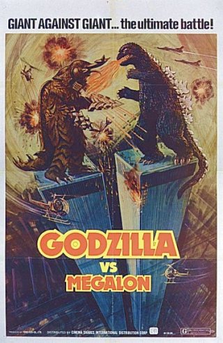 La locandina di Ai confini della realtà - Godzilla contro Megalon