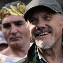 Patrizio Oliva  e Luciano Capponi sul set di Butterfly Zone - Il senso della farfalla