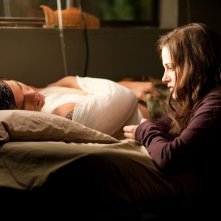 Kristen Stewart accanto all'amico Taylor Lautner nel film The Twilight Saga: Eclipse