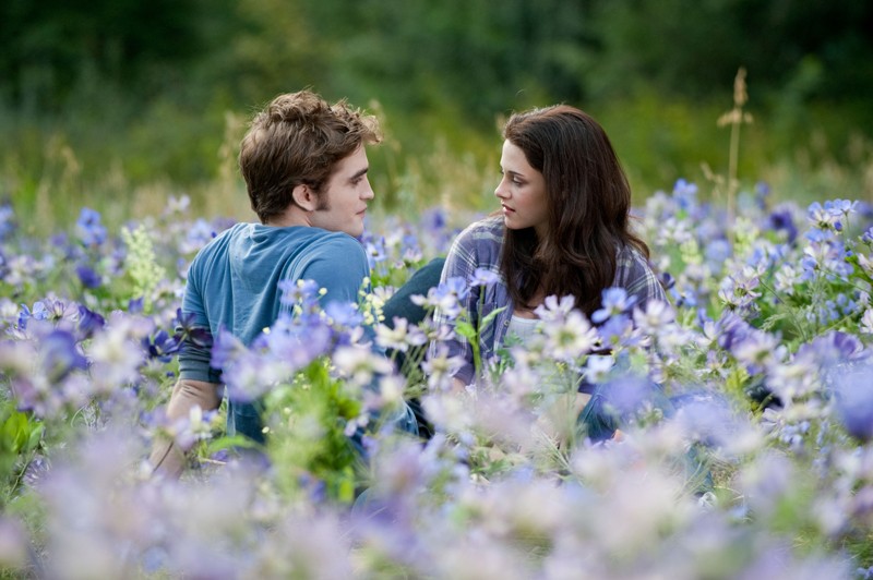 Una Nuova Foto Di Robert Pattinson E Kristen Stewart Nella Radura Fiorita In The Twilight Saga Eclipse 167603