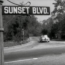 Una scena del film Viale del tramonto