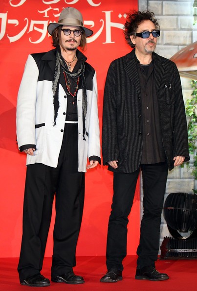 Johnny Depp Con Tim Burton Alla Premiere Giapponese Di Alice In Wonderland 167743
